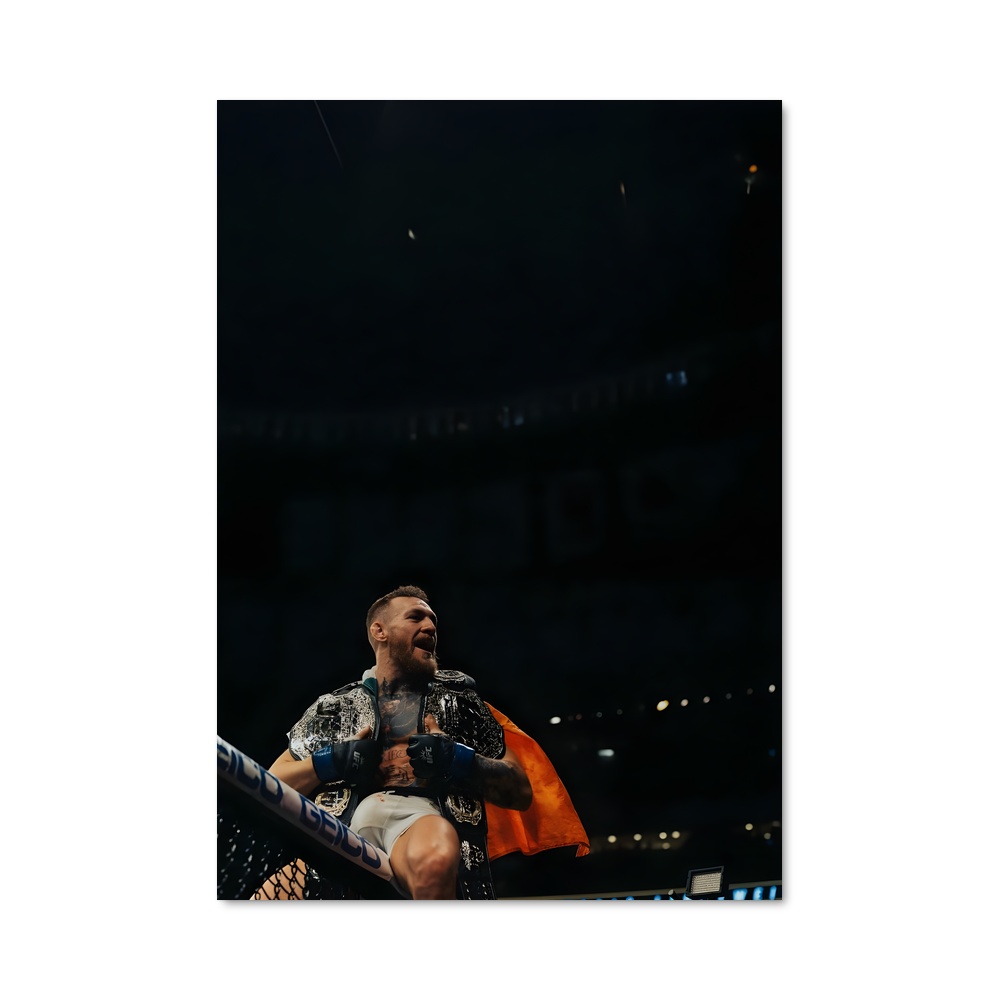 Poster Conor Mcgregor Mma Édition chic